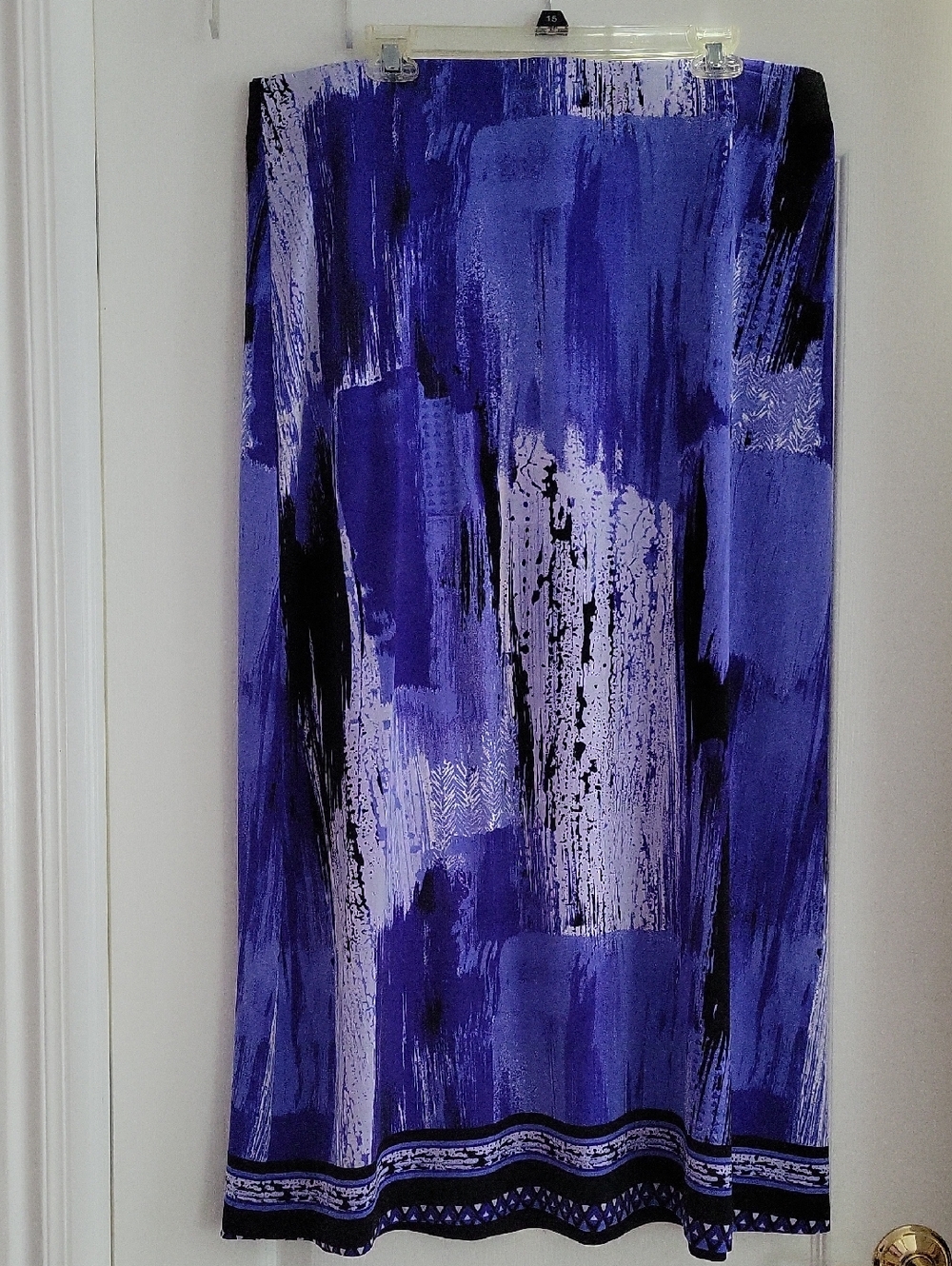 Bold Purple Maxi Skirt